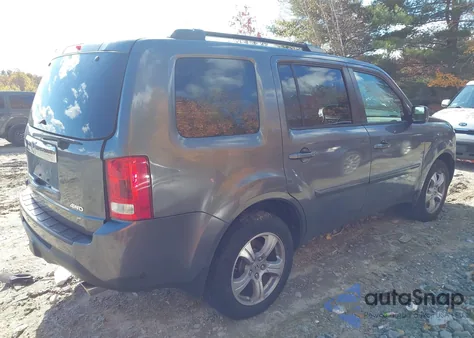 2013 Honda Pilot Ex-L from USA, damaged, VIN 5FNYF4H51DB075452
